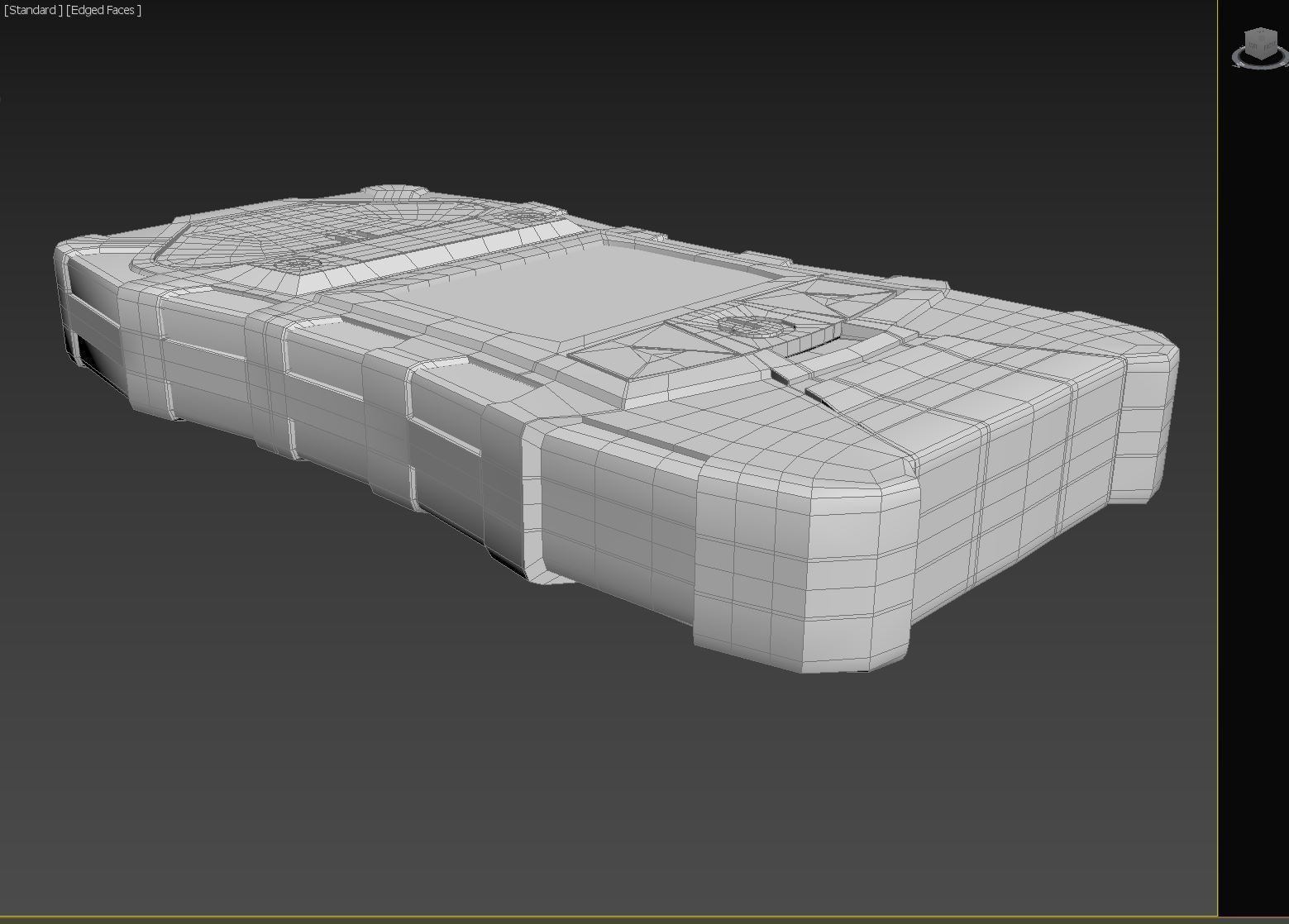 Product model device Meter industrial Low-poly 3D model_3