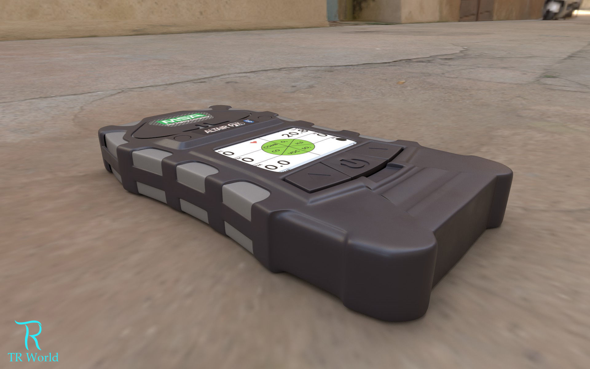 Product model device Meter industrial Low-poly 3D model_4