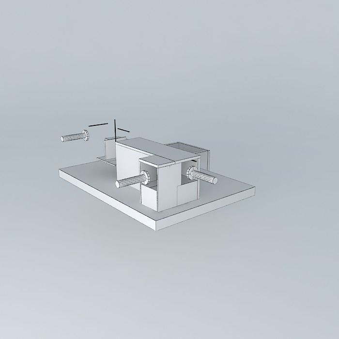 Conveyor belt Free 3D model_4