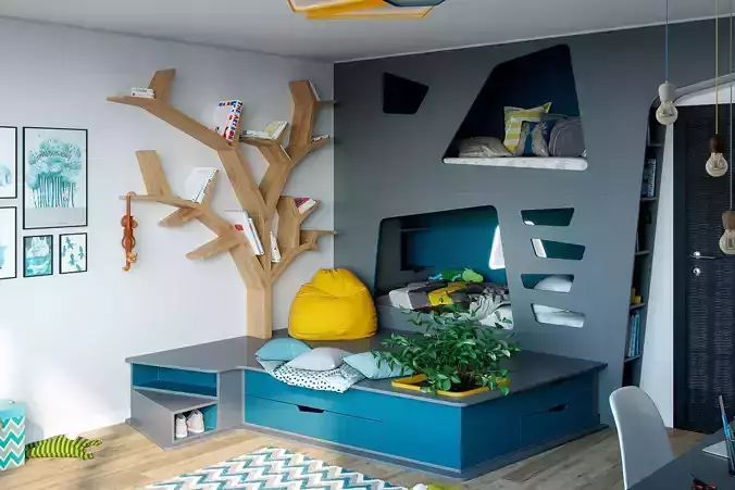 Children Bedroom Cubbyhole