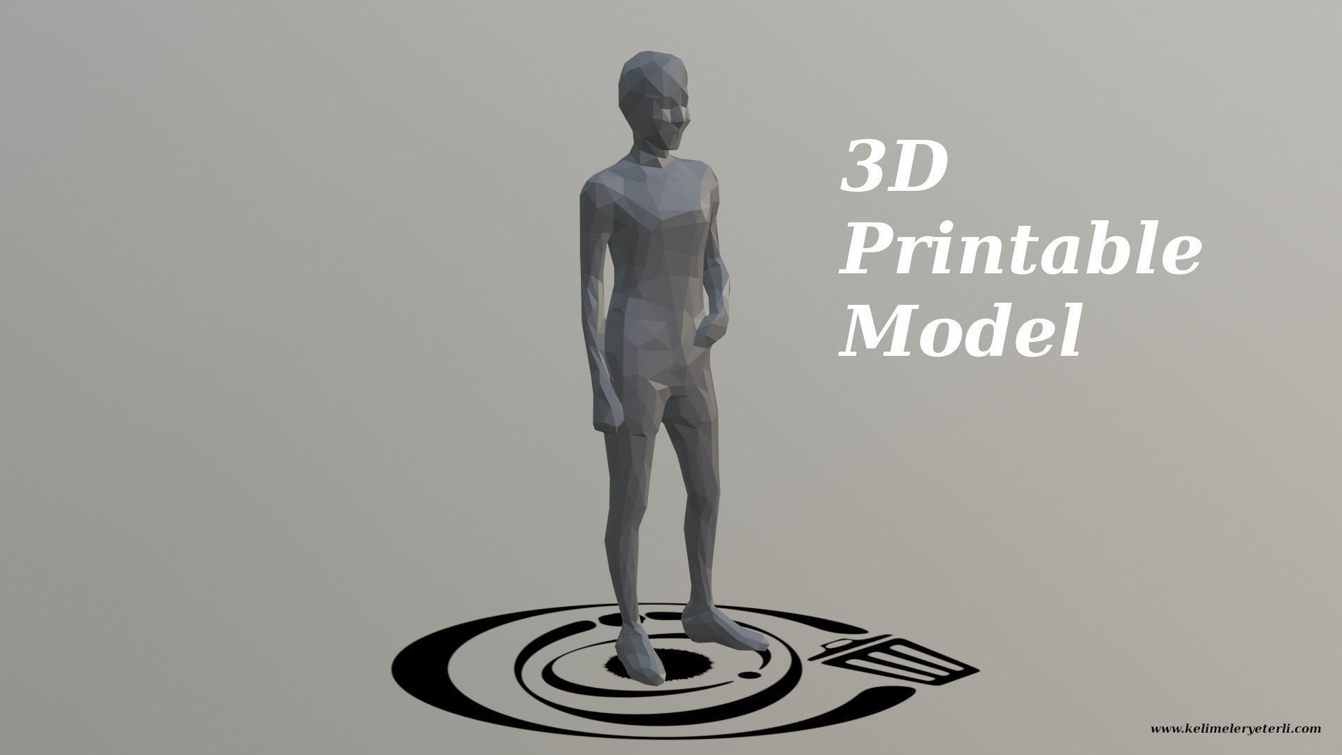 Human 013 LP R Low-poly 3D model_4