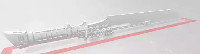 Vibroblade knife with line