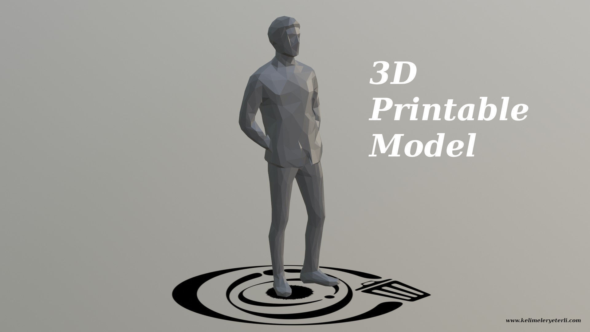 Human 014 LP R Low-poly 3D model_4