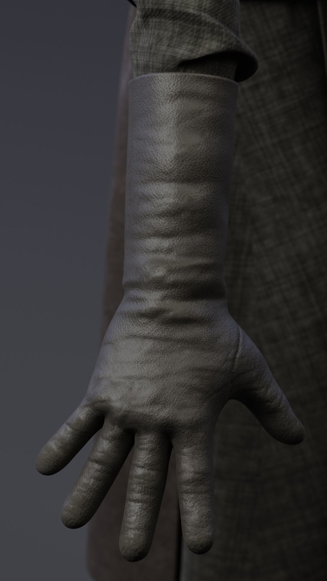 Plague doctor customizable 2 poses 3D model_22