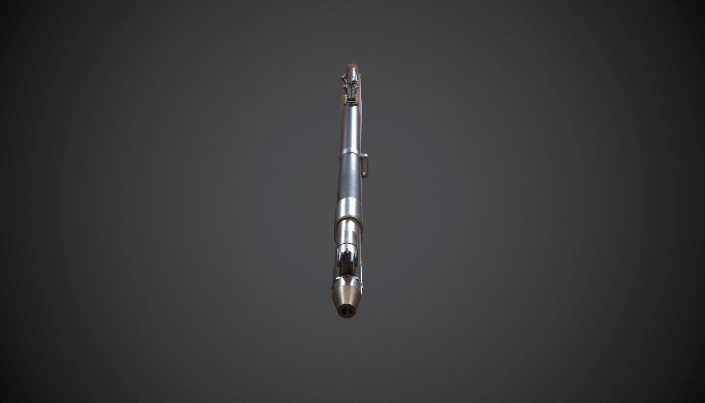 Gewehr 41 Low-poly 3D model_9