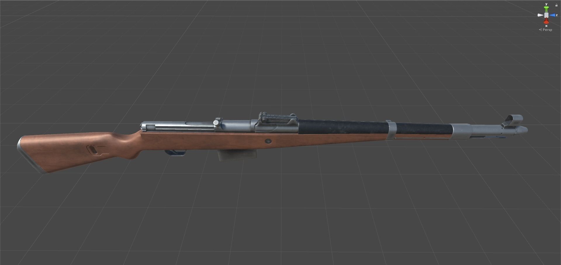 Gewehr 41 Low-poly 3D model_14
