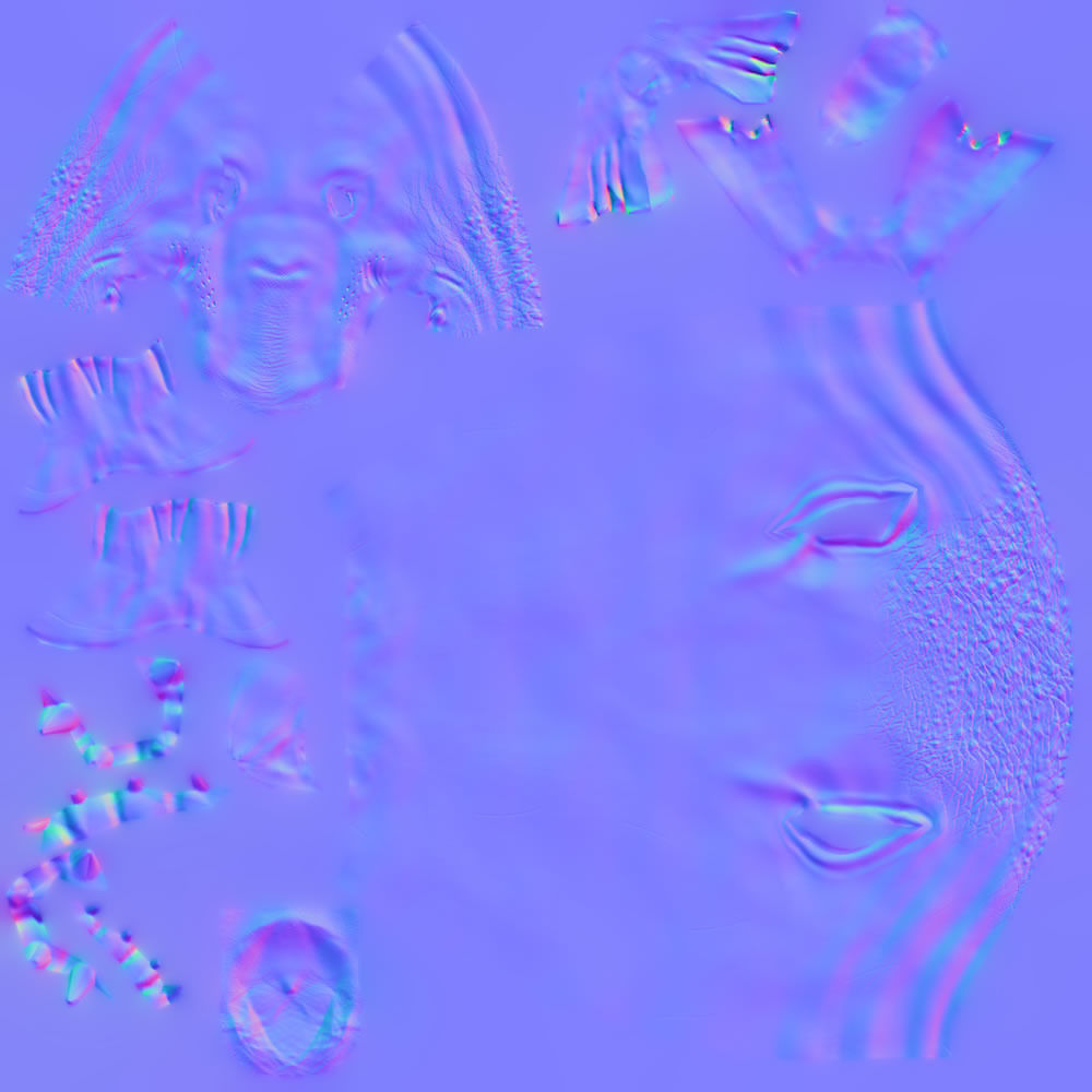 Elephant seal low poly Low-poly 3D model_9