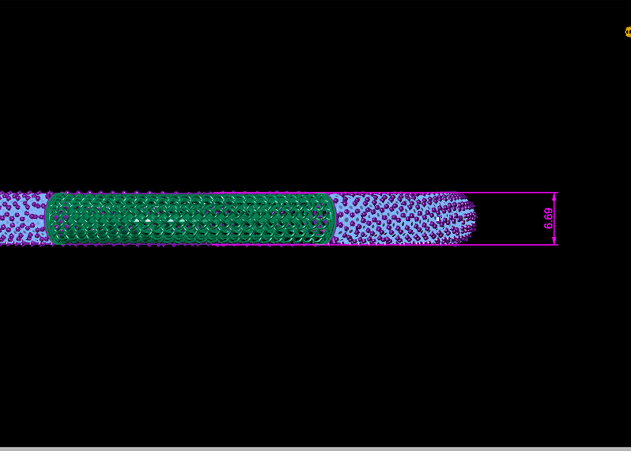 Diamond Bangle Bracelet 3D print model_5