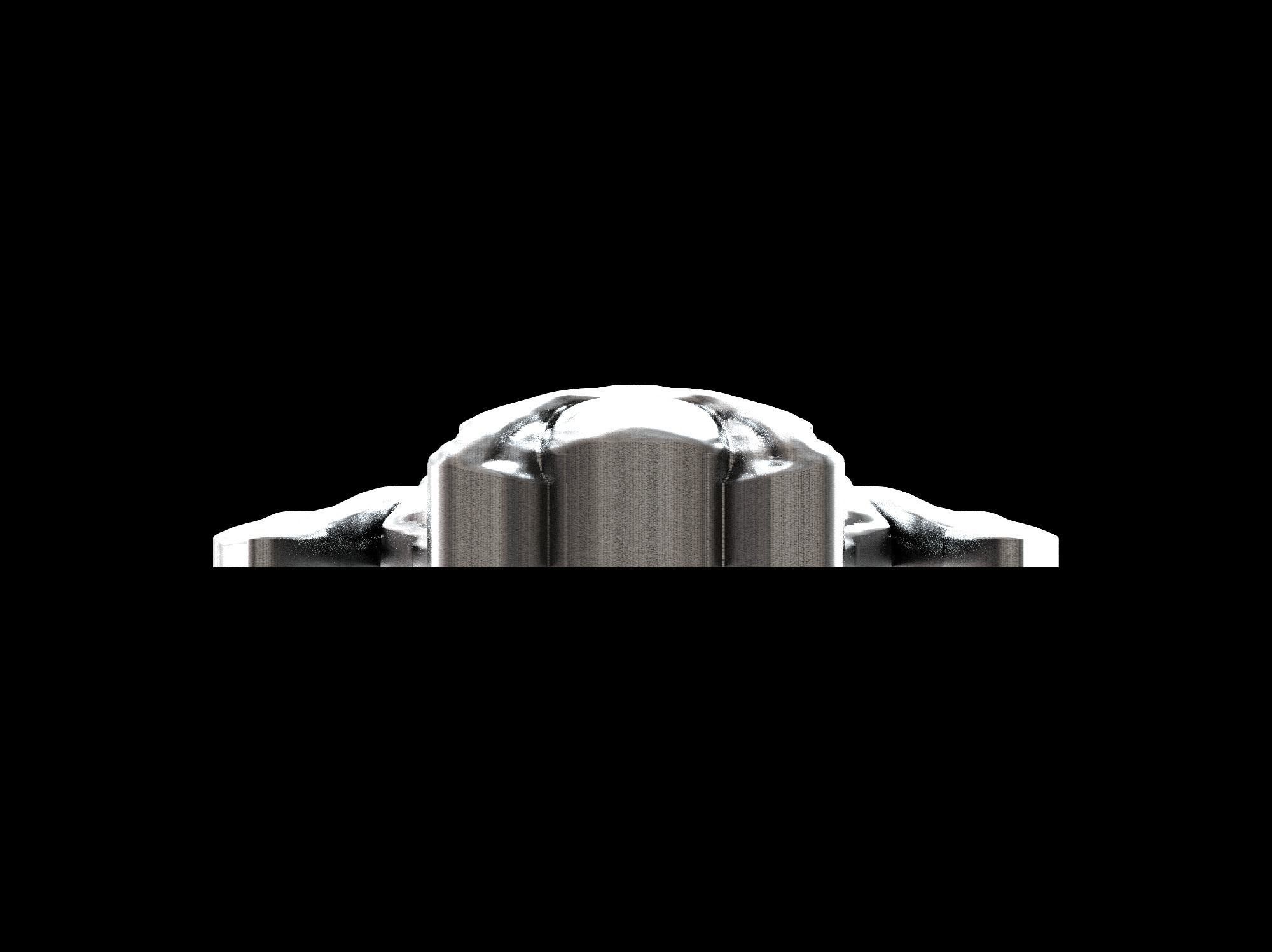 Boxer dog bas relief for medaillon or pendant 3D print model 3D print model_27