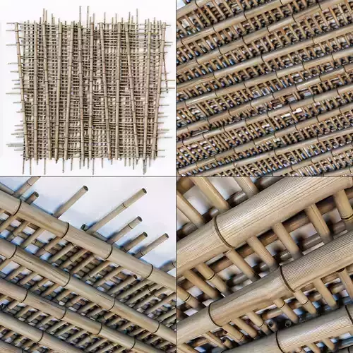 Bamboo ceiling long cage