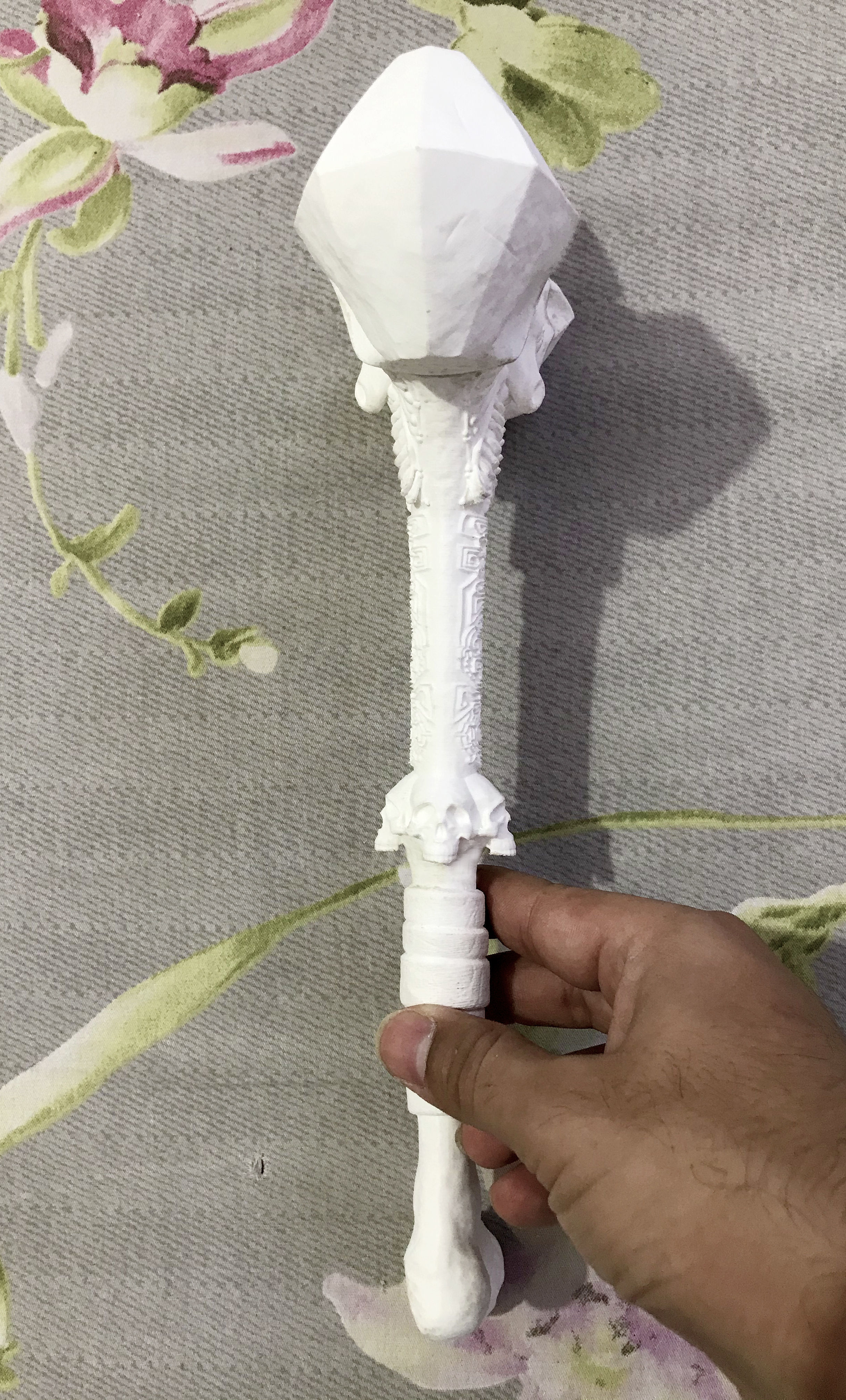 Ancient Bone Hammer Cosplay Free 3D print model_19
