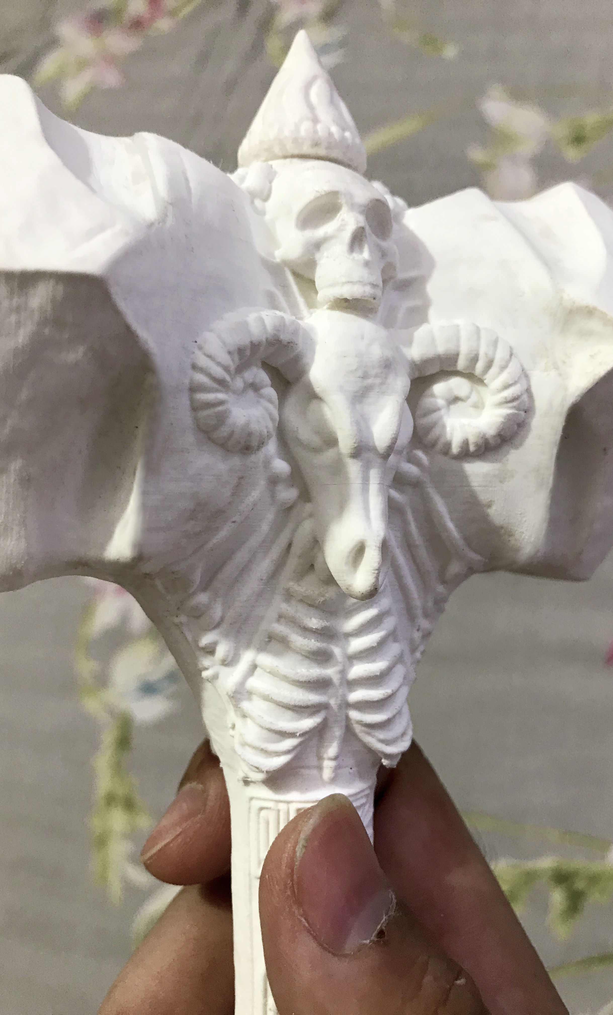 Ancient Bone Hammer Cosplay Free 3D print model_21