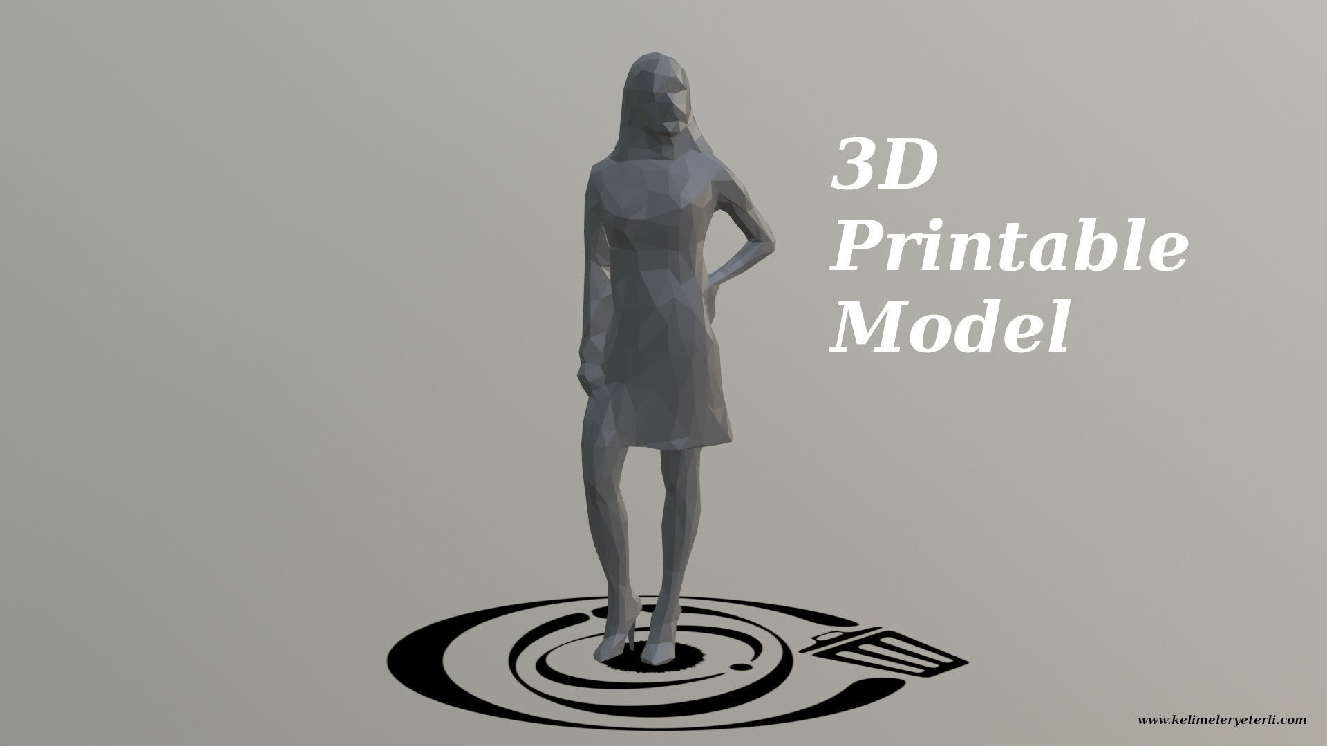 Human 016 LP R Low-poly 3D model_4