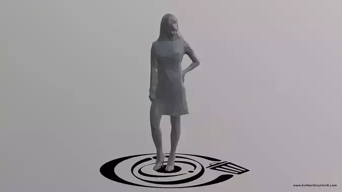 Human 016 LP R Low-poly 3D model