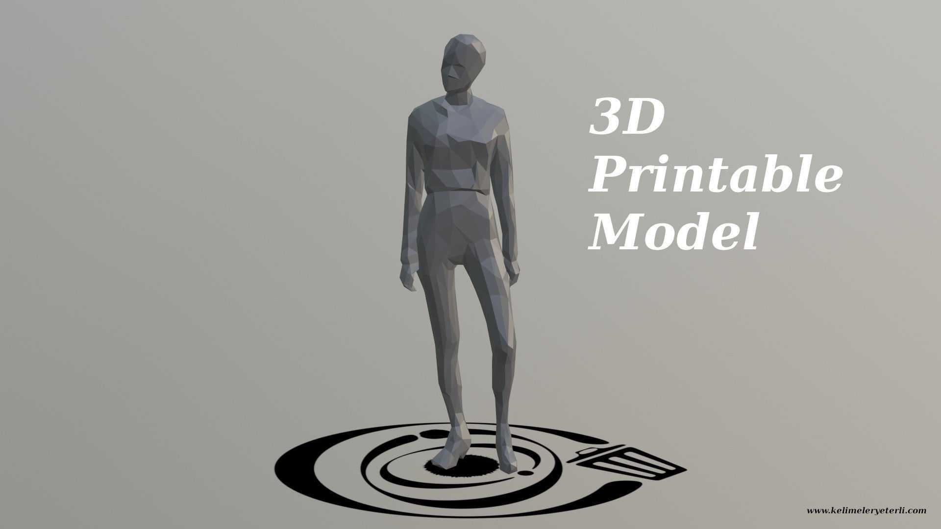 Human 018 LP R Low-poly 3D model_4