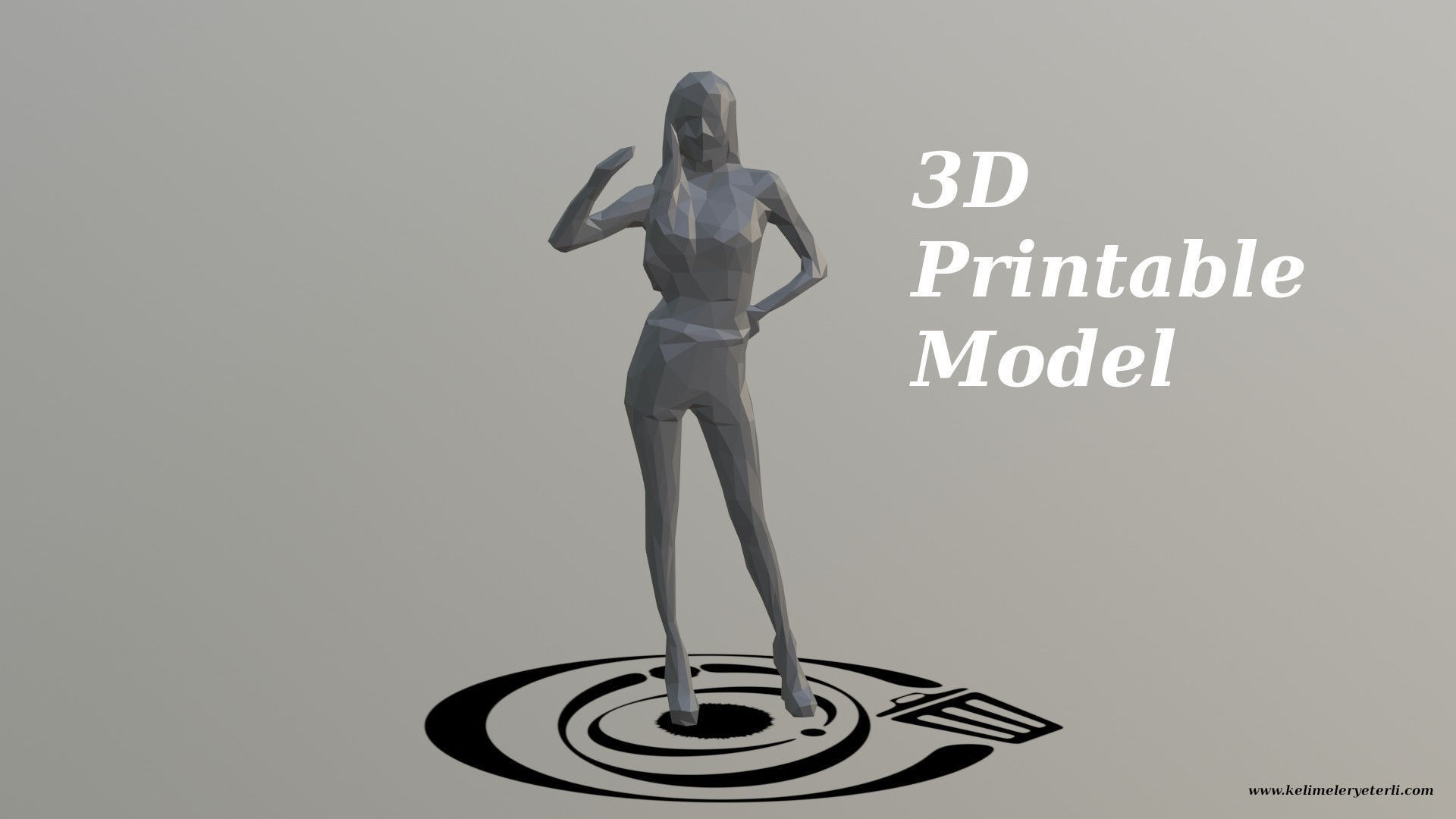 Human 020 LP R Low-poly 3D model_4