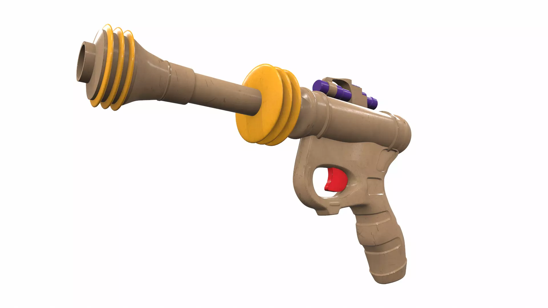 Tactical toy gun 1 3D model_0