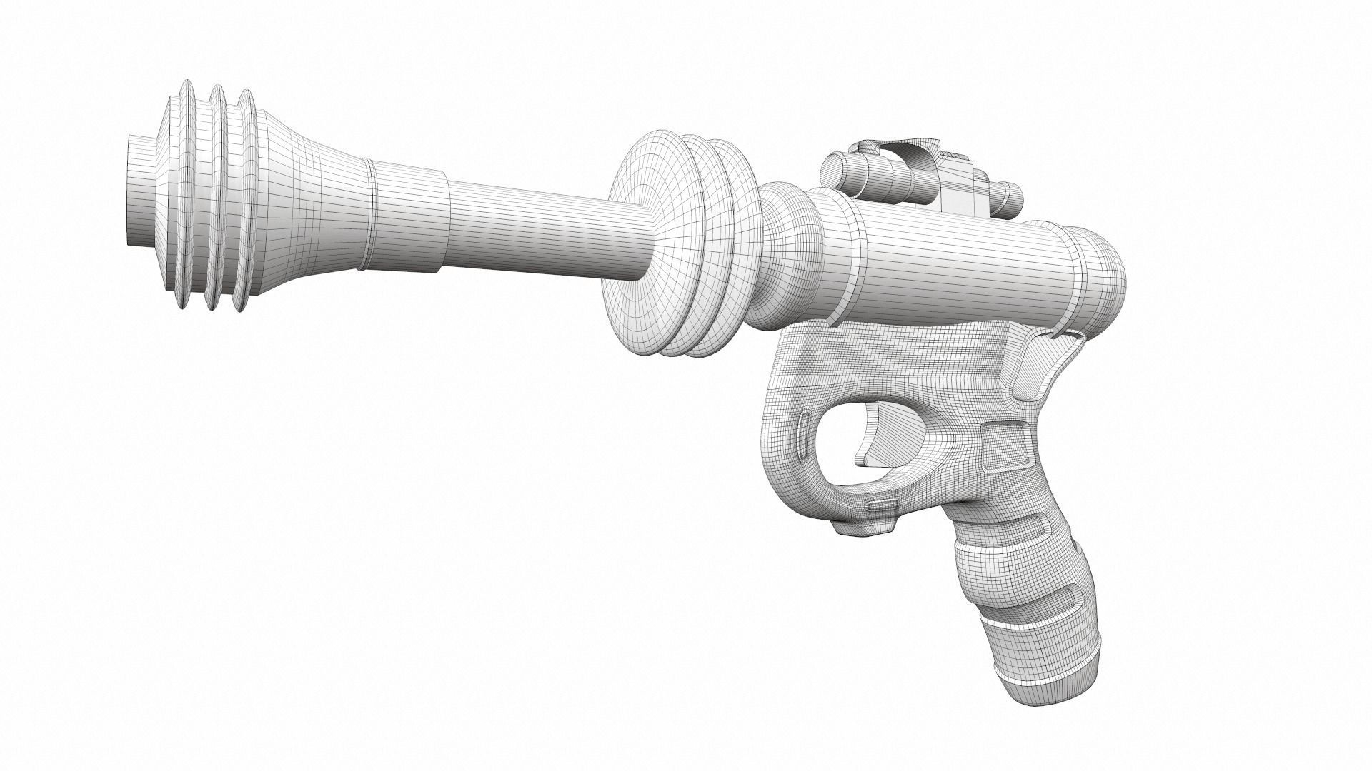 Tactical toy gun 1 3D model_6
