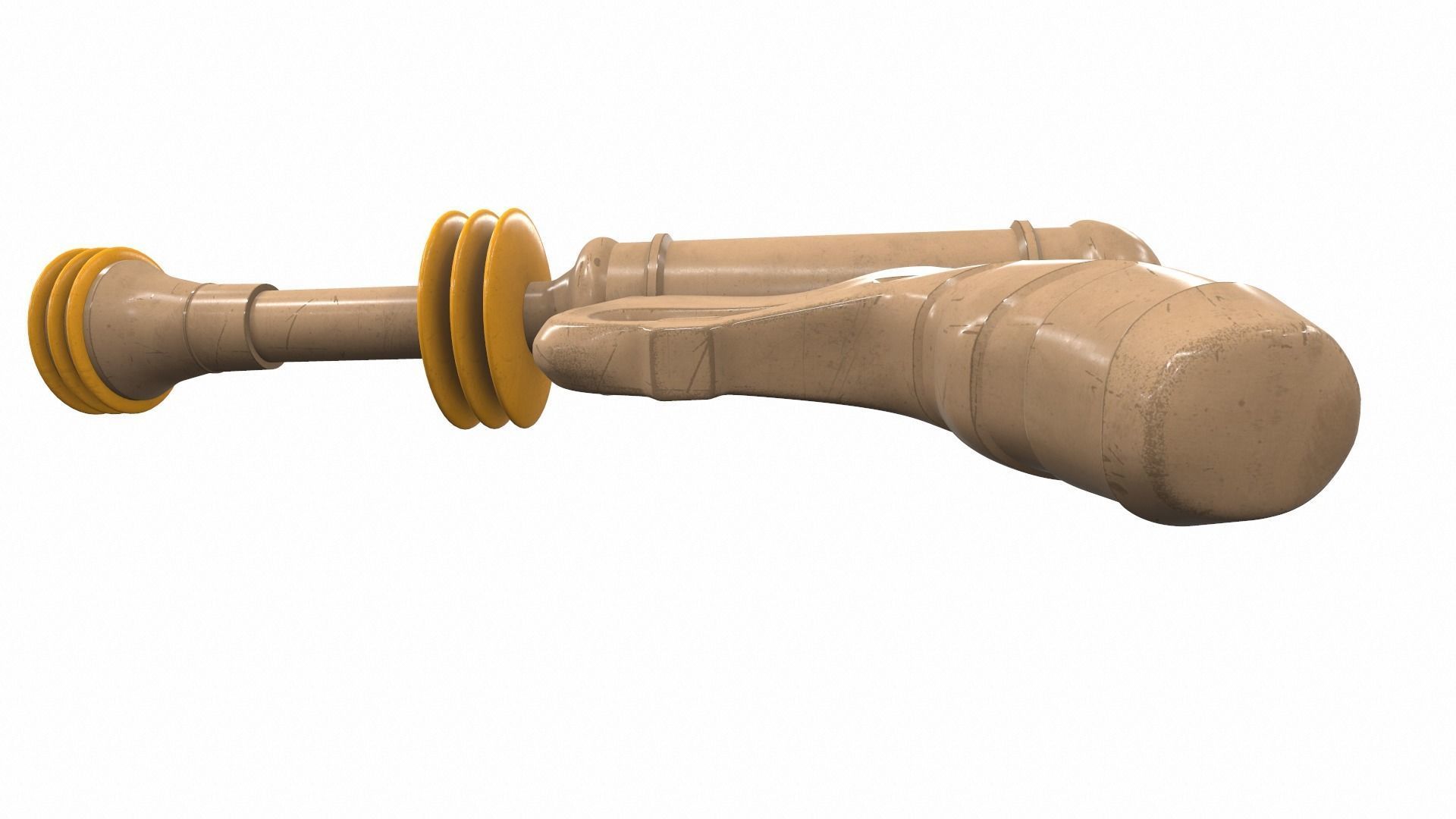 Tactical toy gun 1 3D model_5