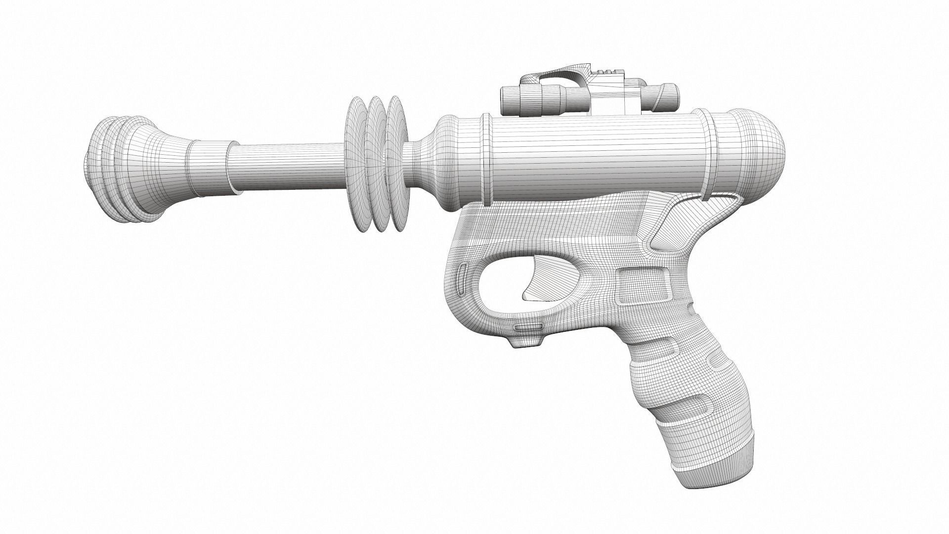 Tactical toy gun 1 3D model_7