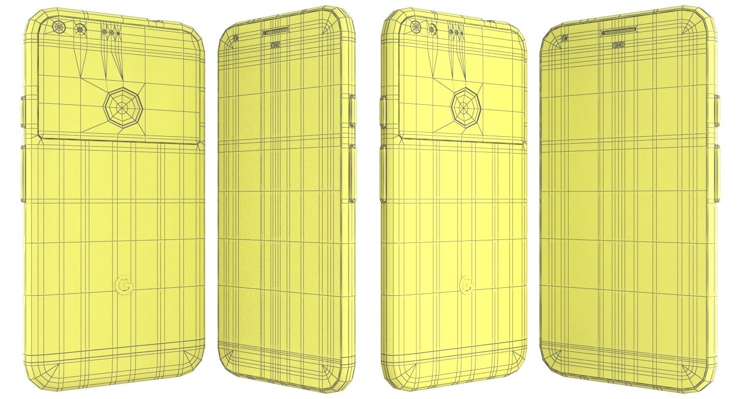Google Pixel XL Very Silver 3D model_16