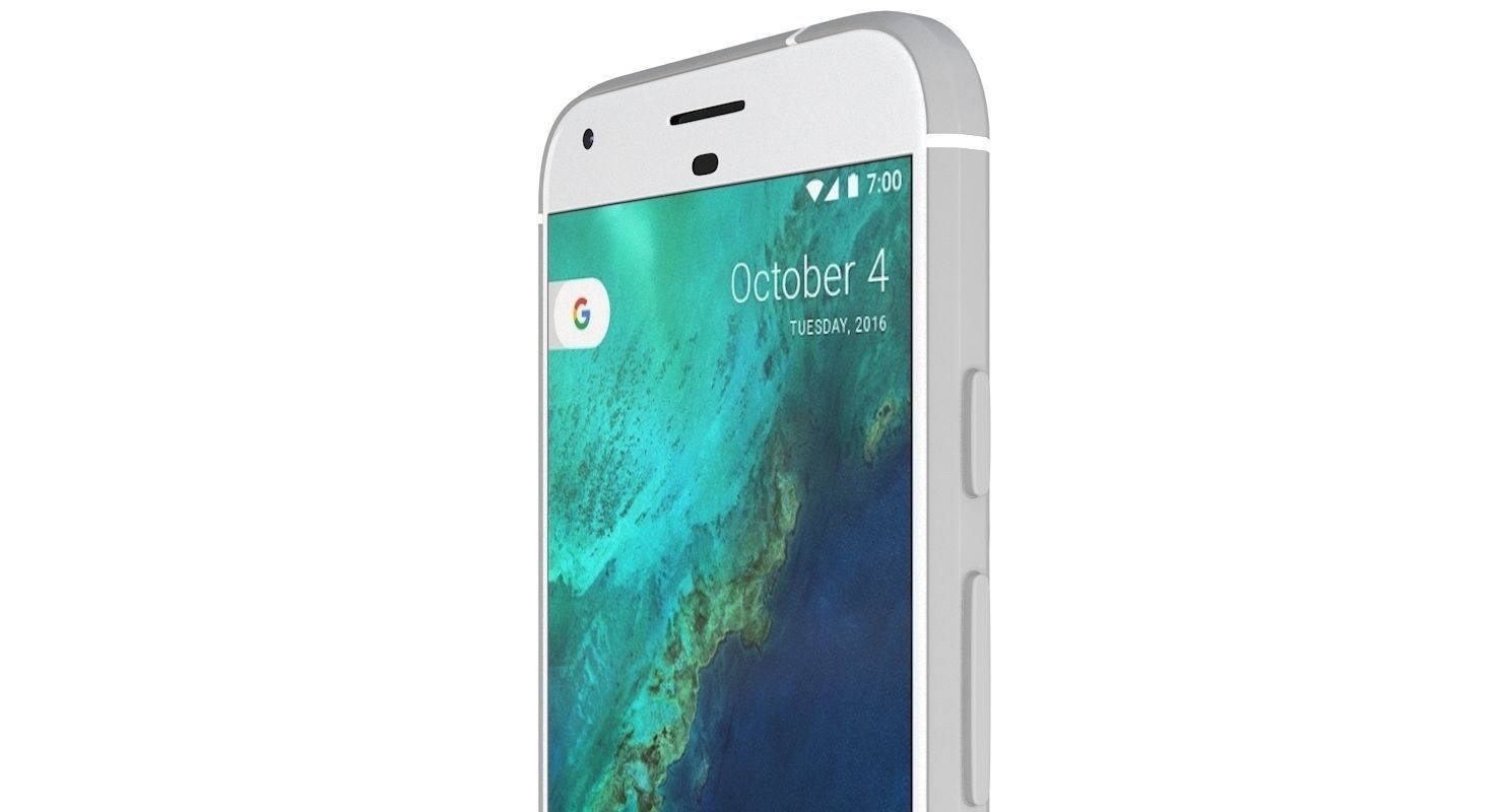 Google Pixel XL Very Silver 3D model_15