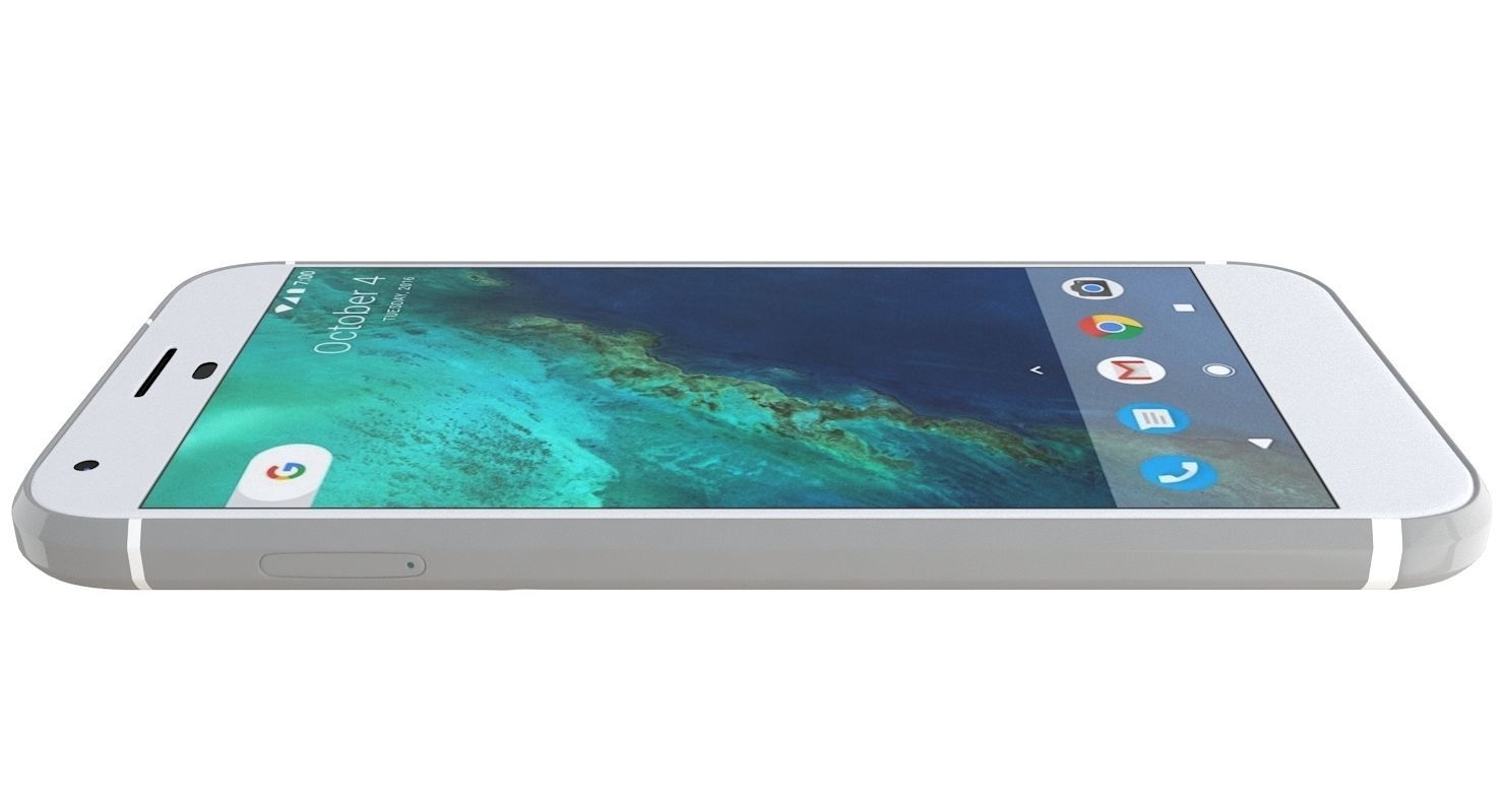 Google Pixel XL Very Silver 3D model_8