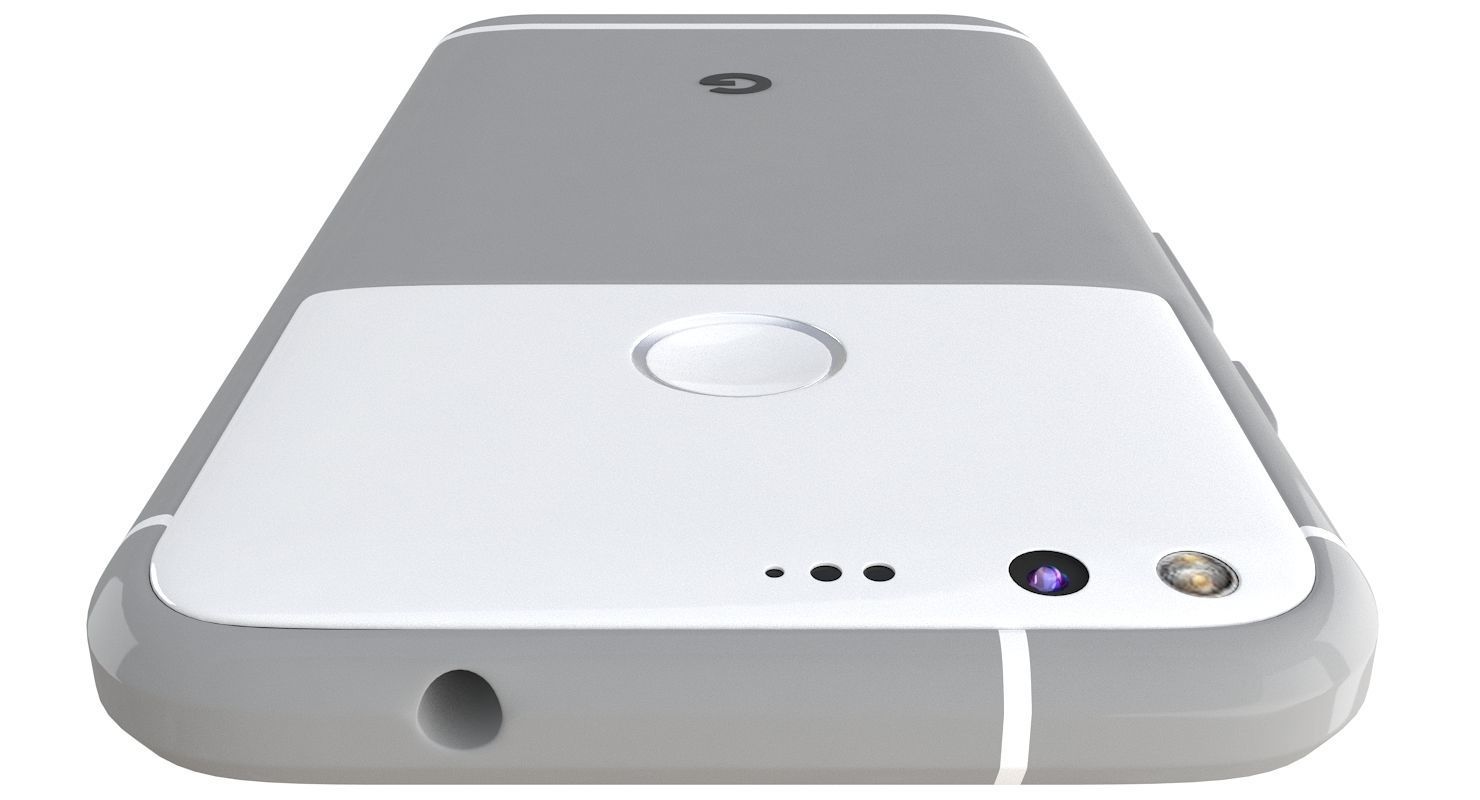 Google Pixel XL Very Silver 3D model_11