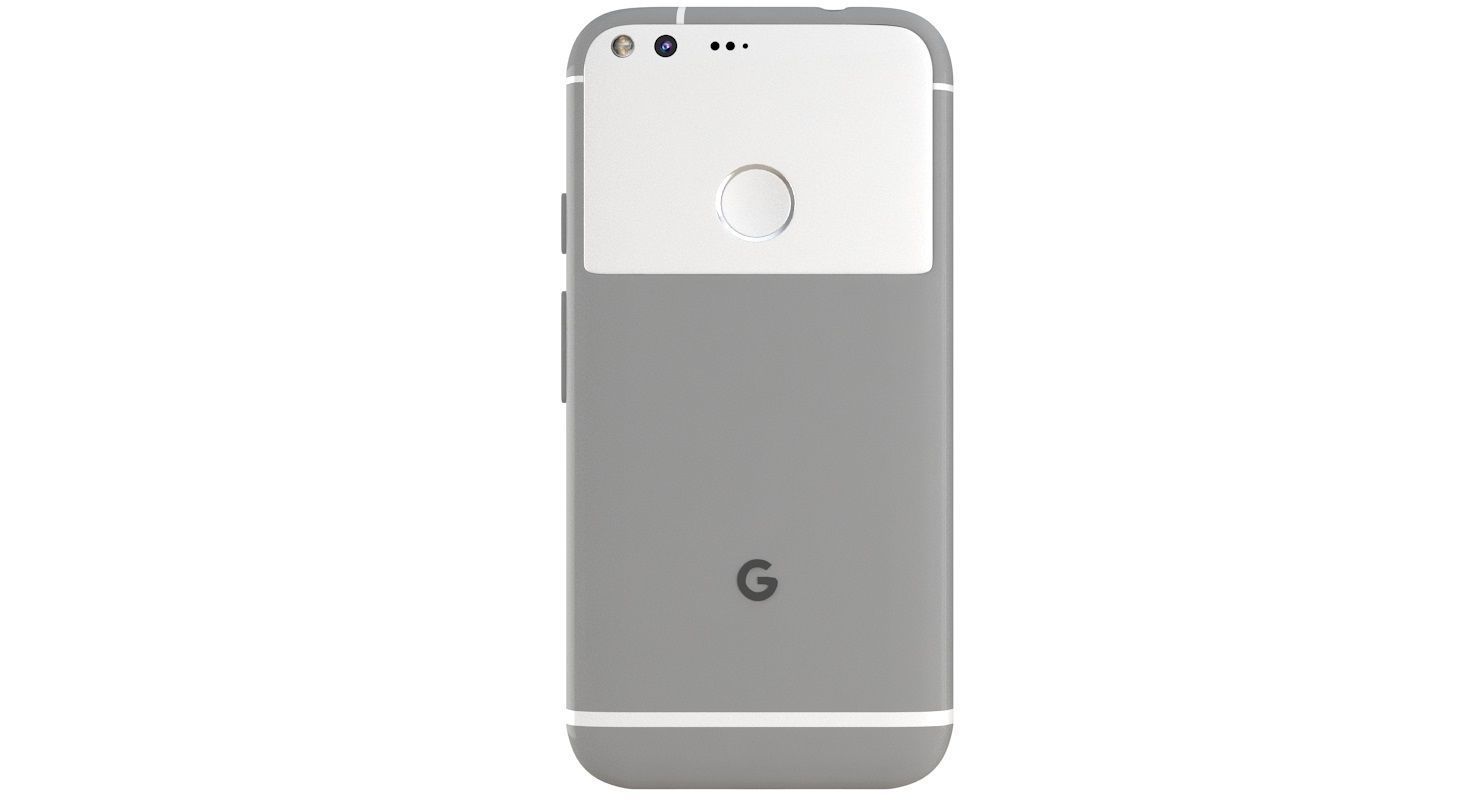 Google Pixel XL Very Silver 3D model_7