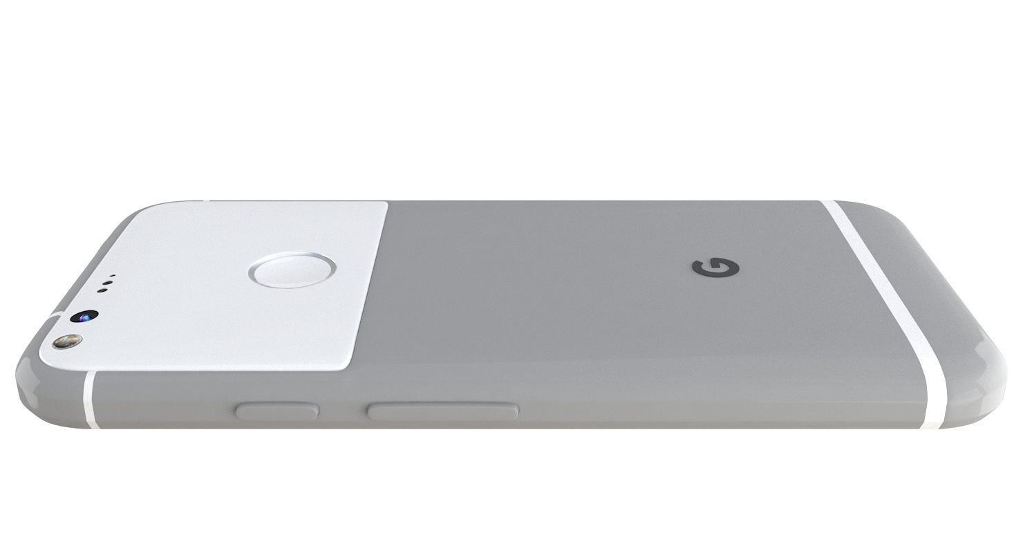 Google Pixel XL Very Silver 3D model_9