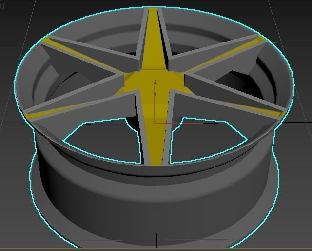 Car Rim 3D model_10