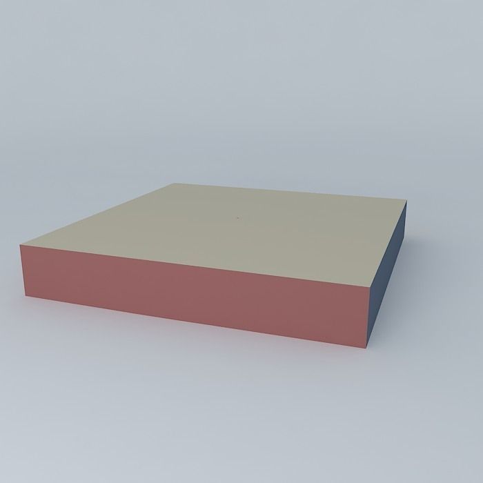 Car with recycled tin Free 3D model_1