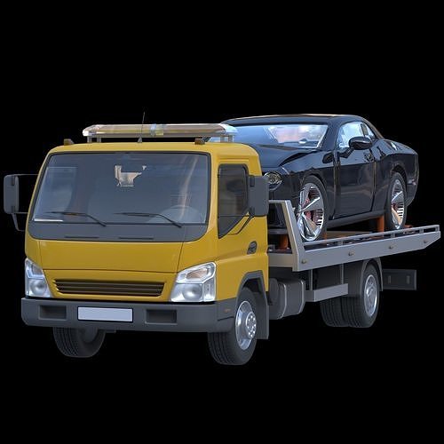 tow truck 3D model