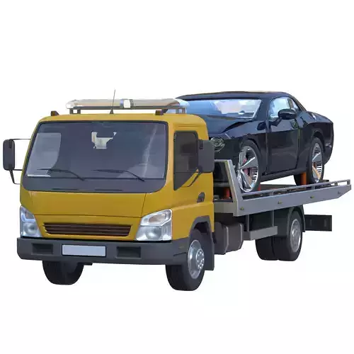 tow truck 3D model