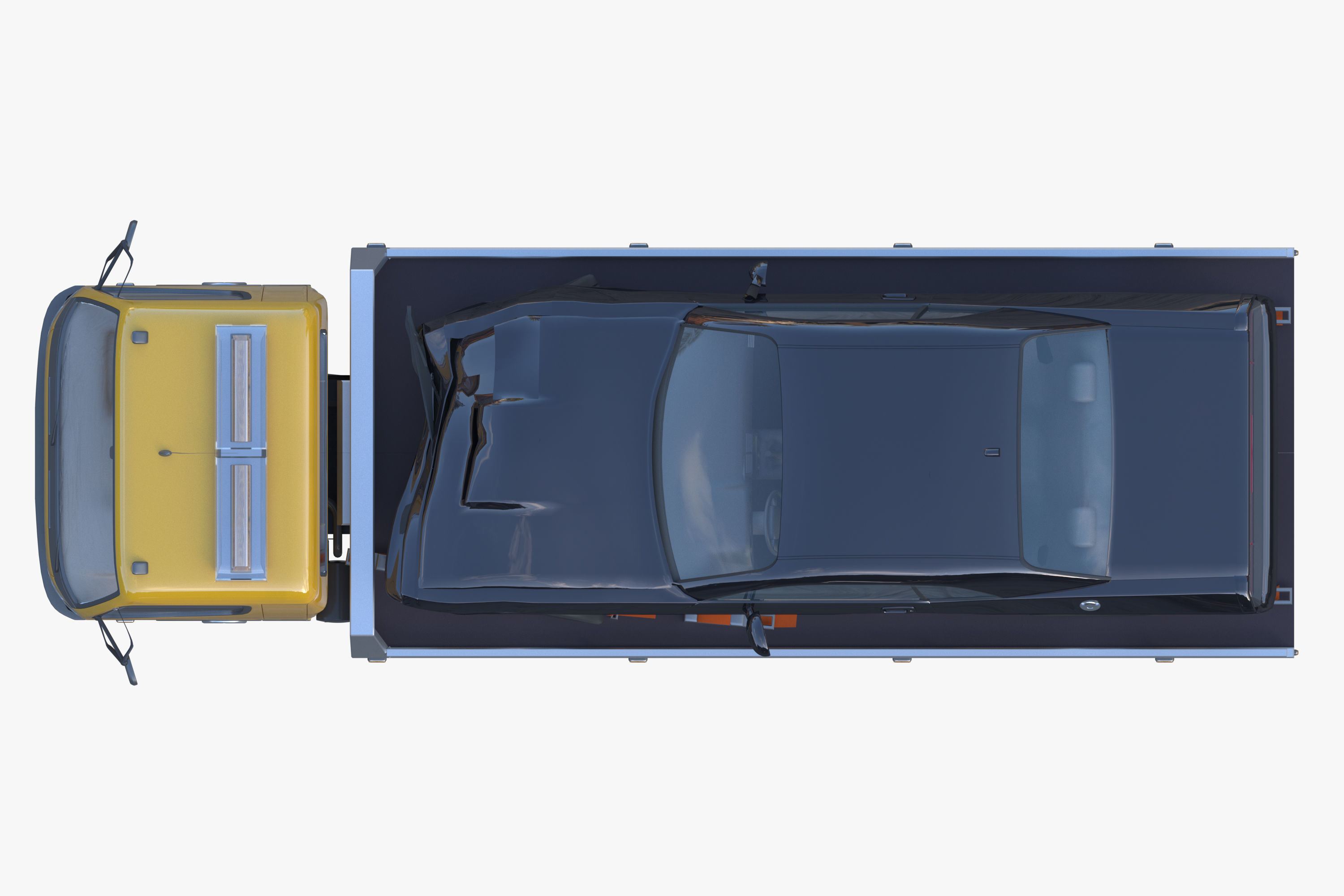 tow truck 3D model_7