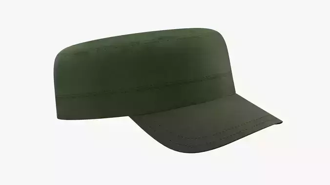 Patrol Cap PBR Low-poly 3D model