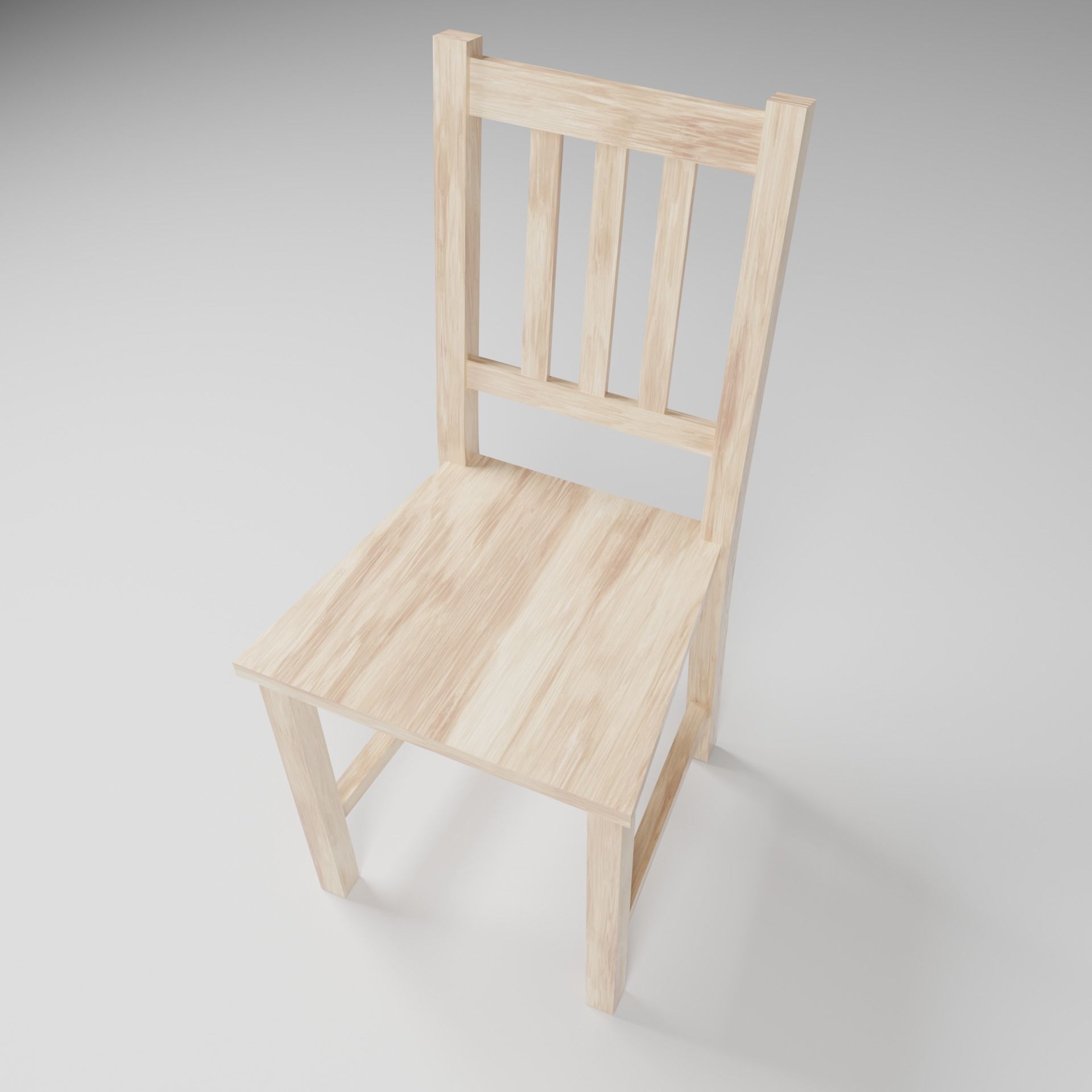 Chair Stefan Free low-poly 3D model_3