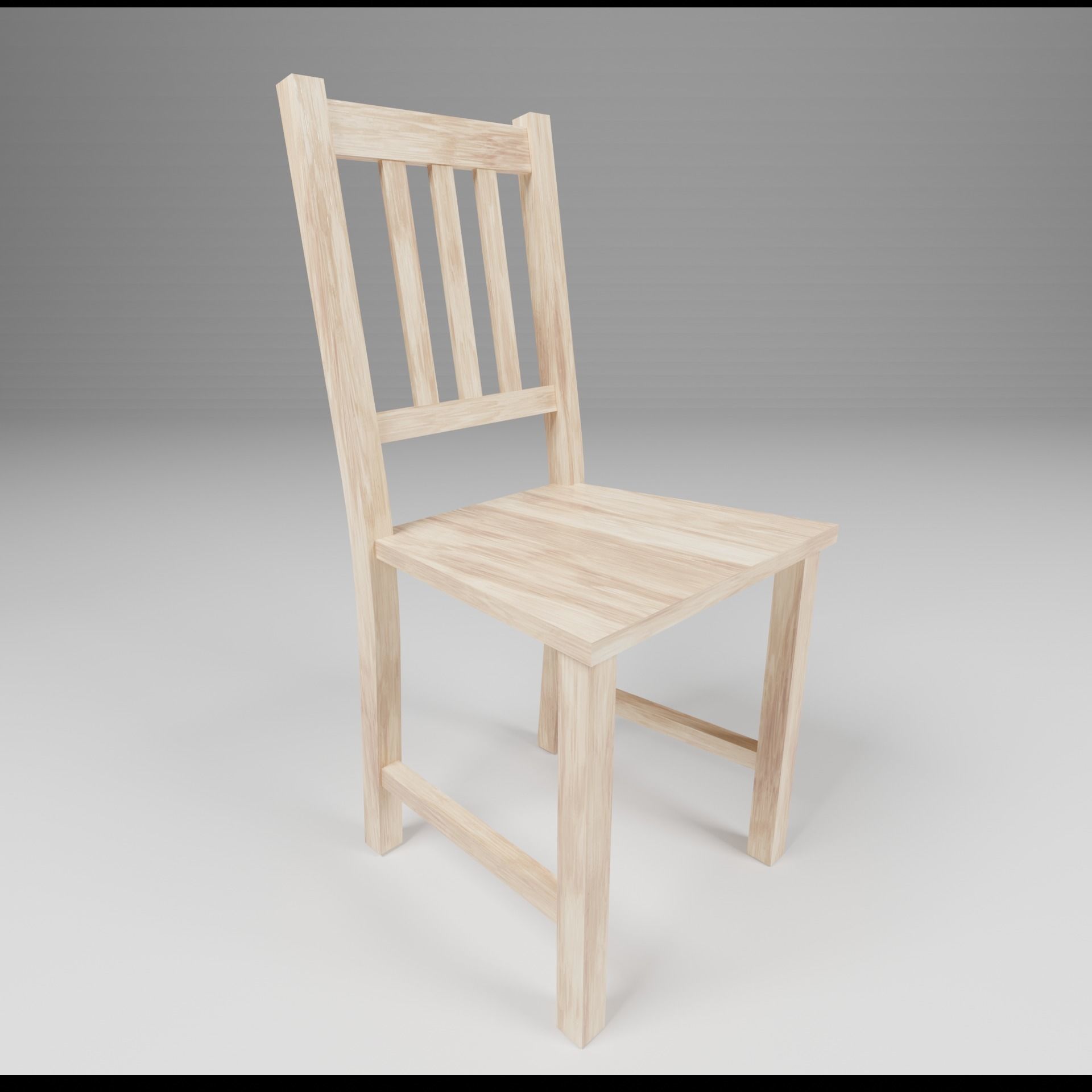 Chair Stefan Free low-poly 3D model_1