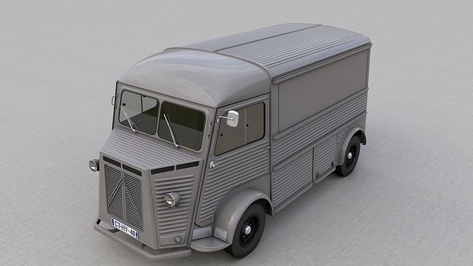 CITROEN H TYPE FOURGON VAN 1948 3D model