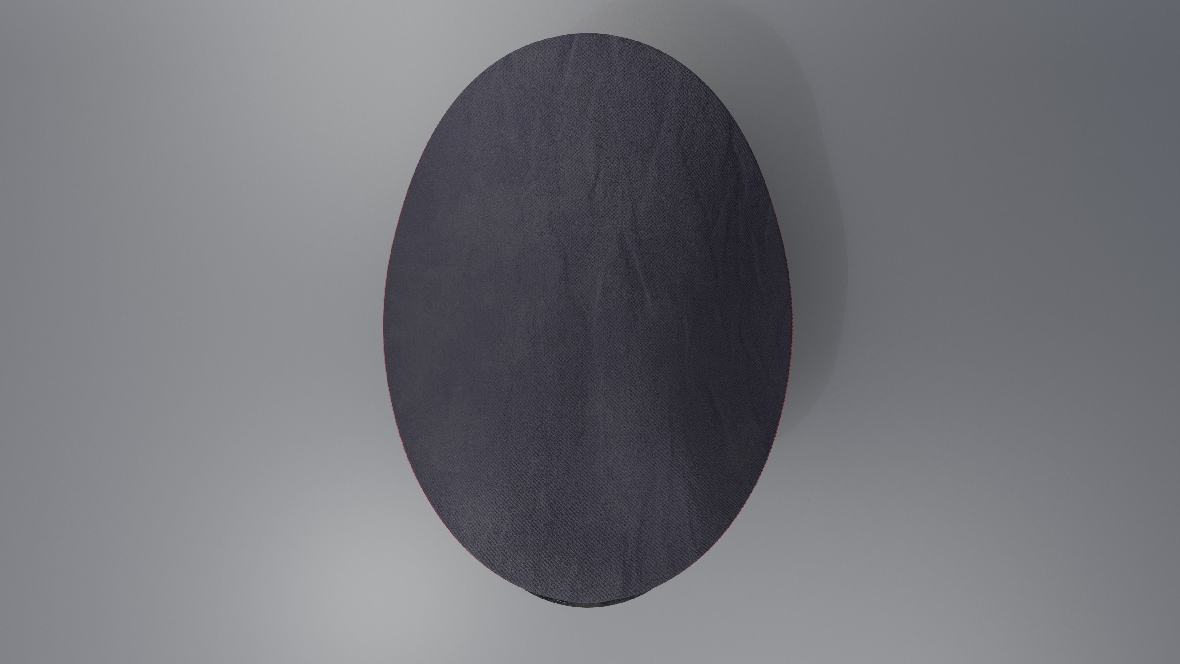 Old Fashioned worn Postmans Hat 3D model_6