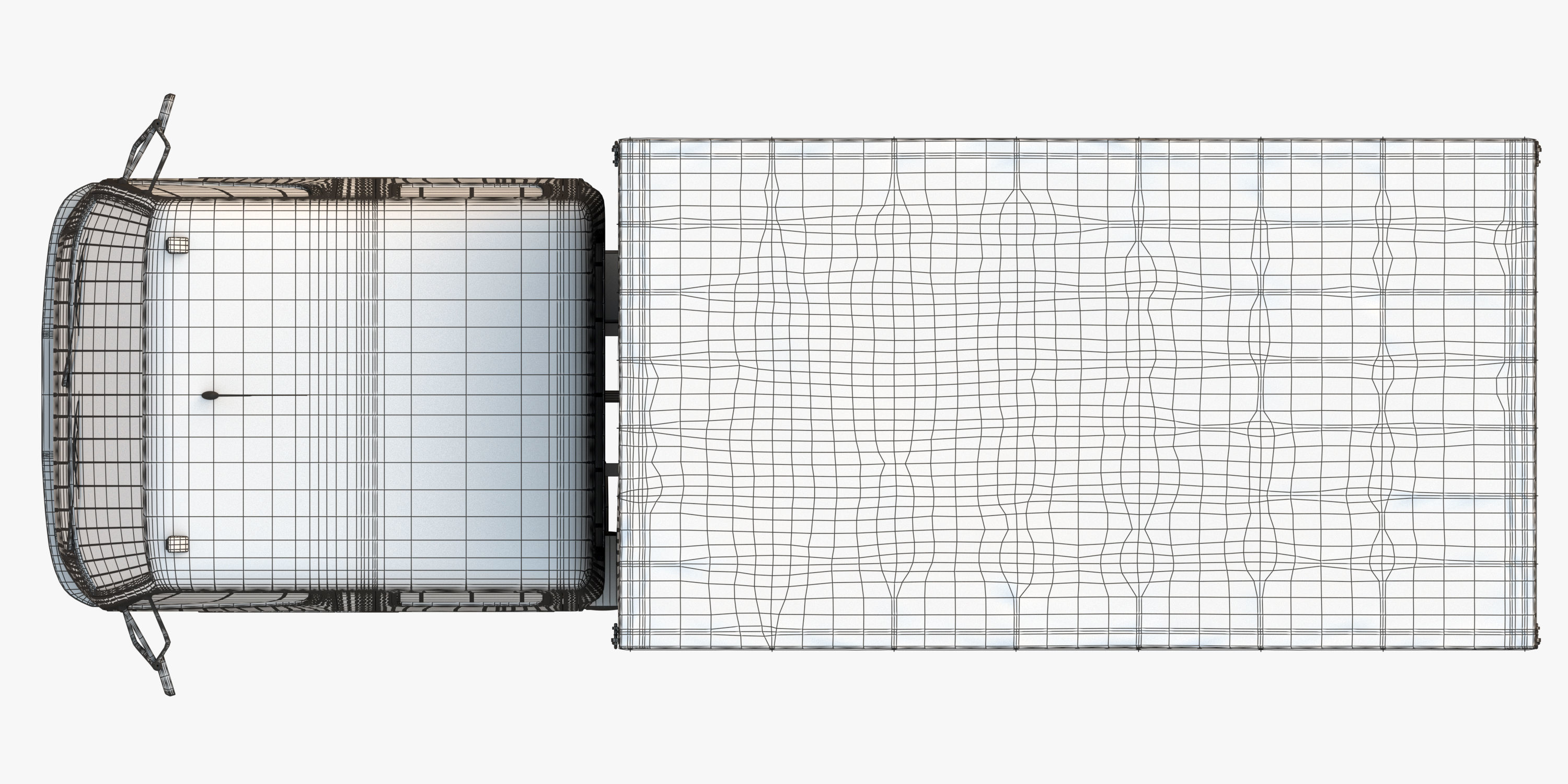 cargo van truck van isotherm baw chassis 3D Model Collection_33