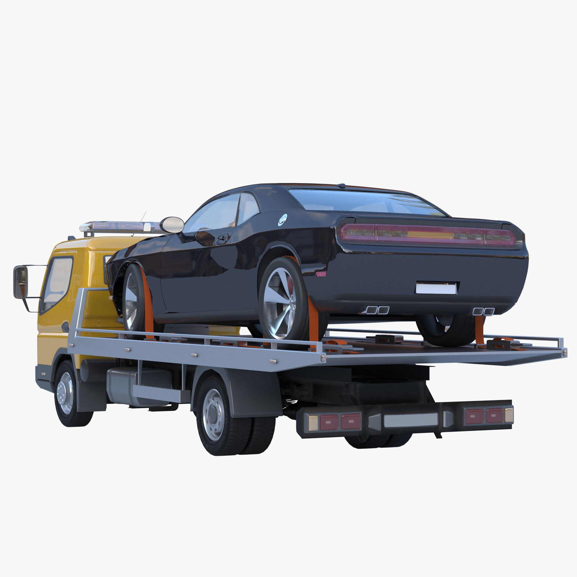 cargo van truck van isotherm baw chassis 3D Model Collection_35