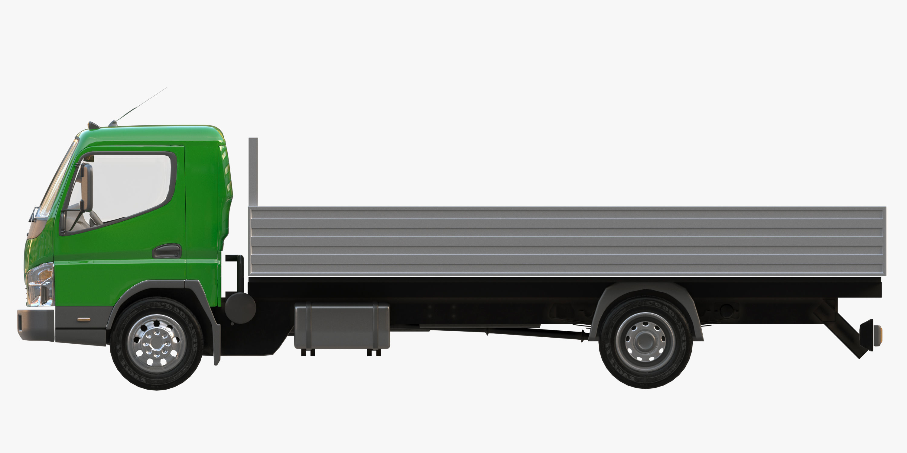 cargo van truck van isotherm baw chassis 3D Model Collection_54