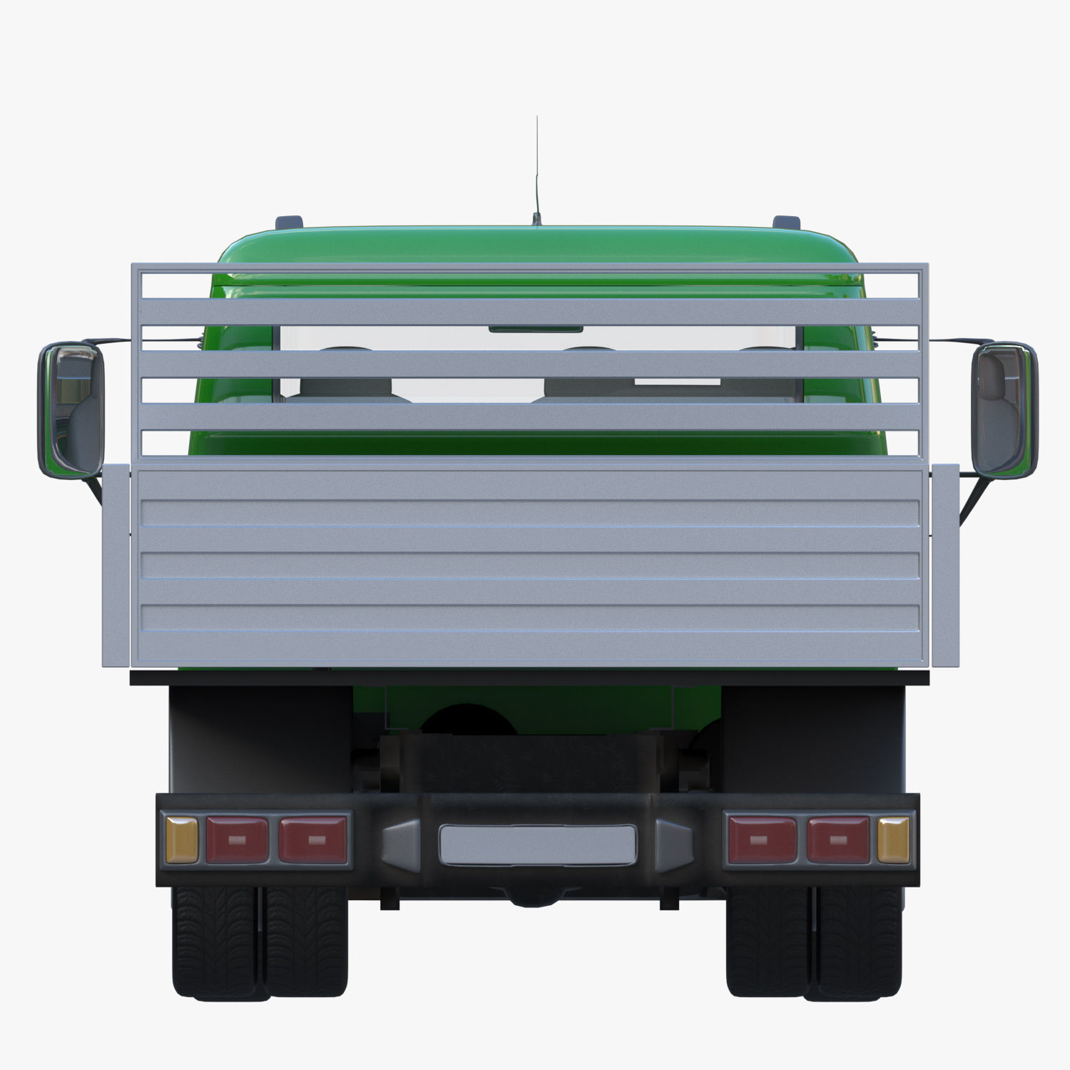 cargo van truck van isotherm baw chassis 3D Model Collection_52