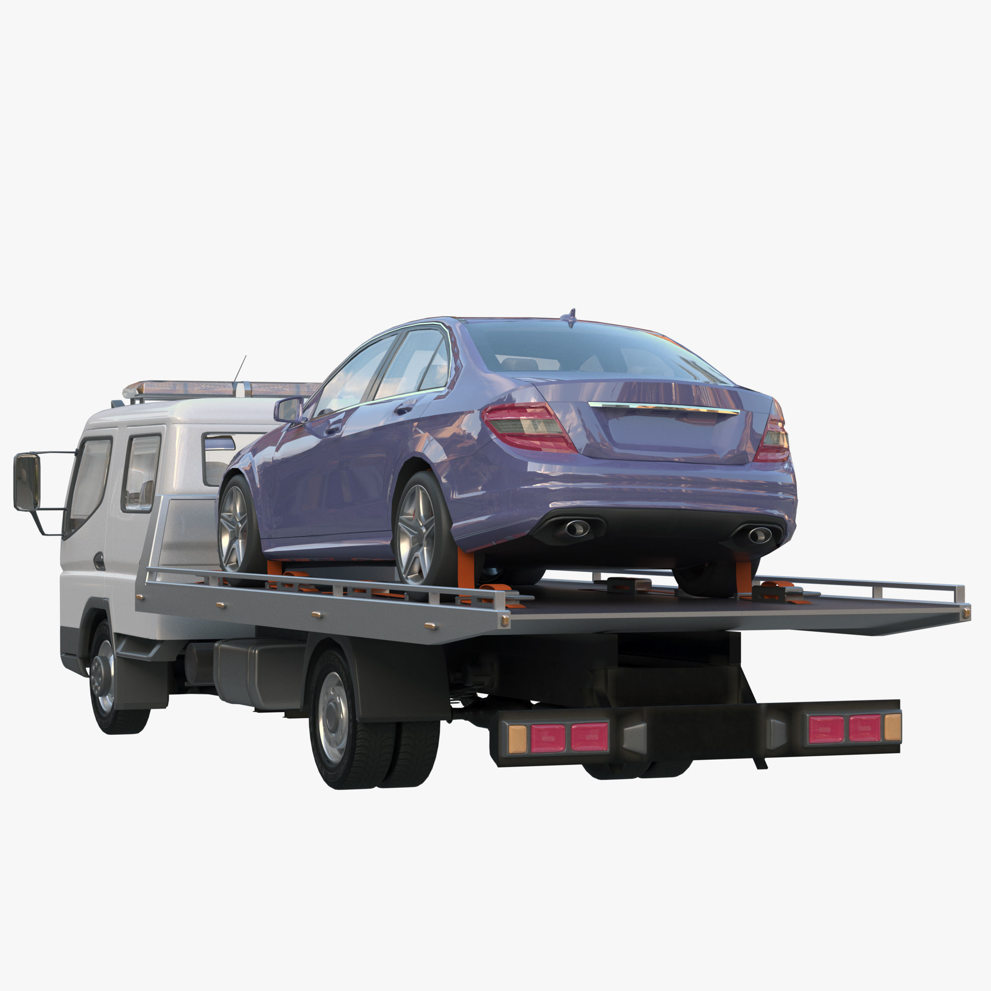 cargo van truck van isotherm baw chassis 3D Model Collection_7