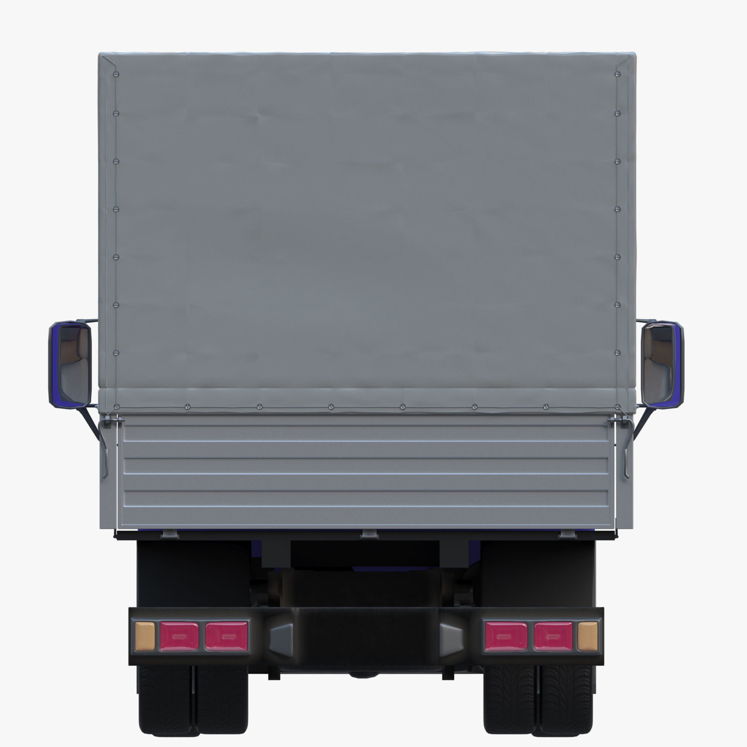 cargo van truck van isotherm baw chassis 3D Model Collection_29