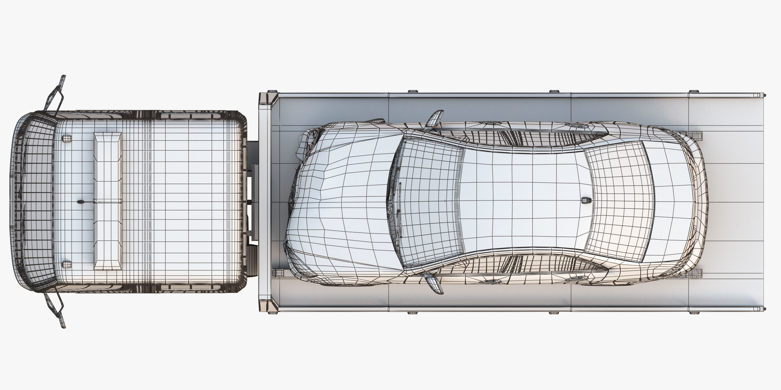 cargo van truck van isotherm baw chassis 3D Model Collection_18
