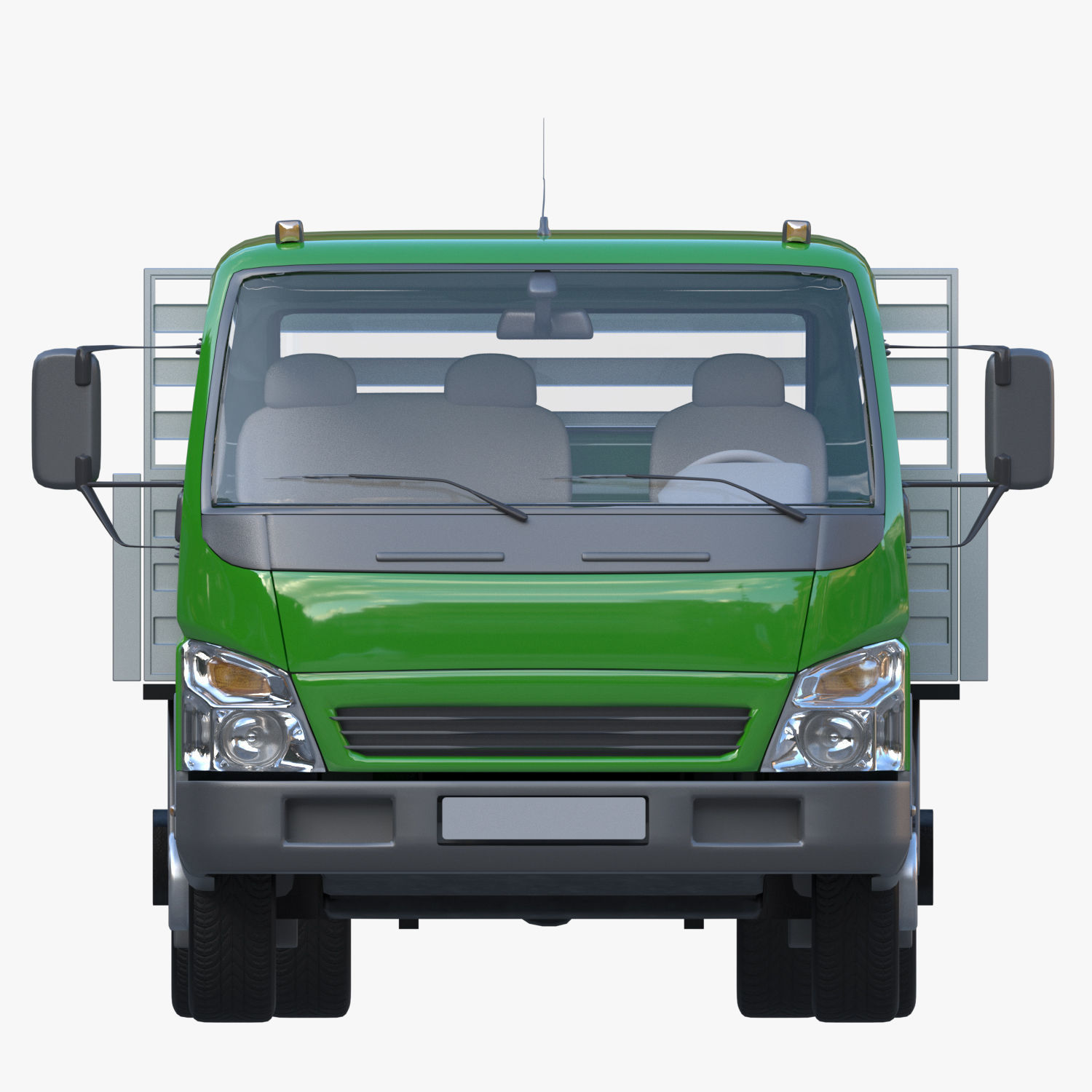 cargo van truck van isotherm baw chassis 3D Model Collection_53