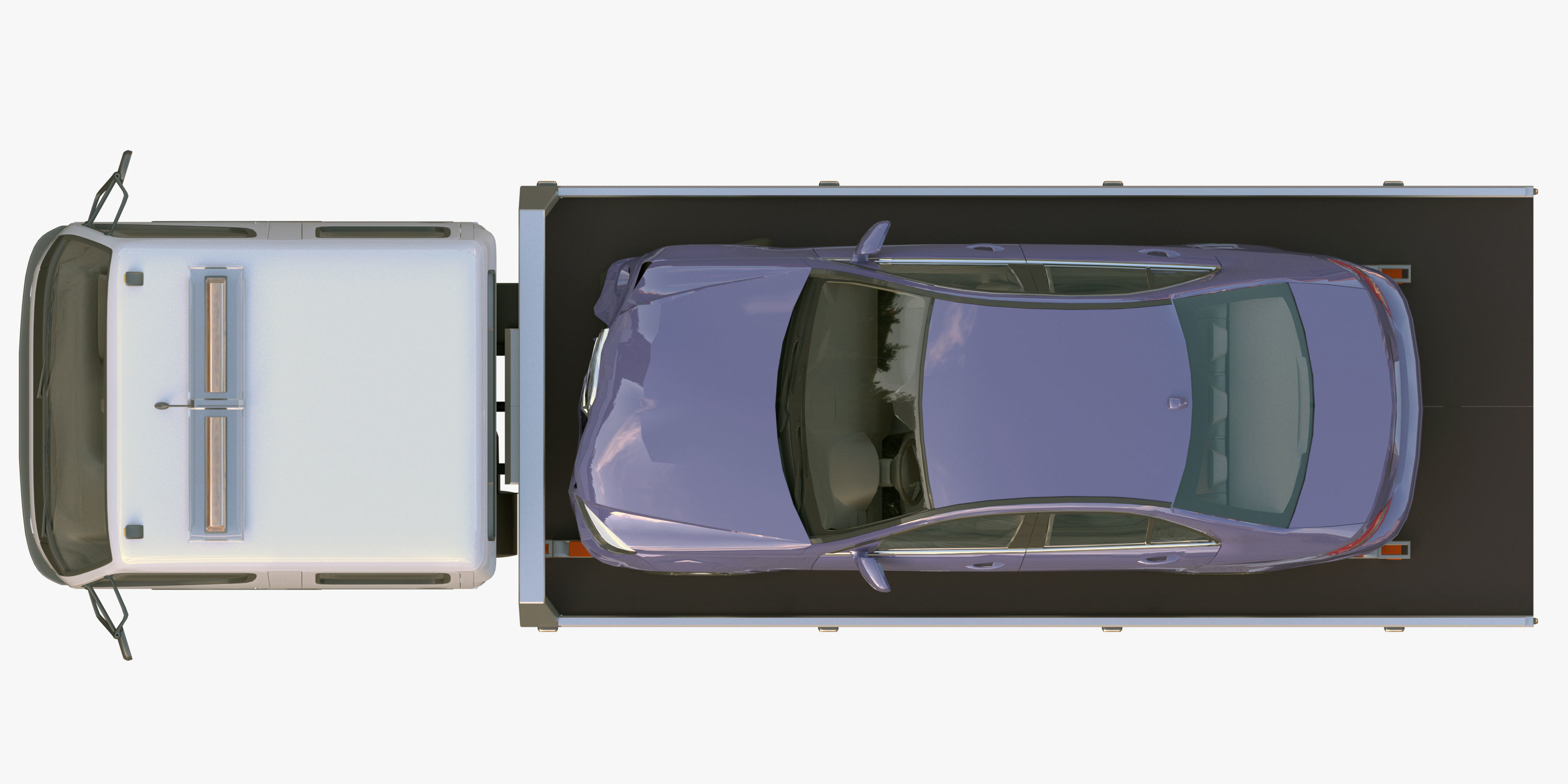 cargo van truck van isotherm baw chassis 3D Model Collection_12