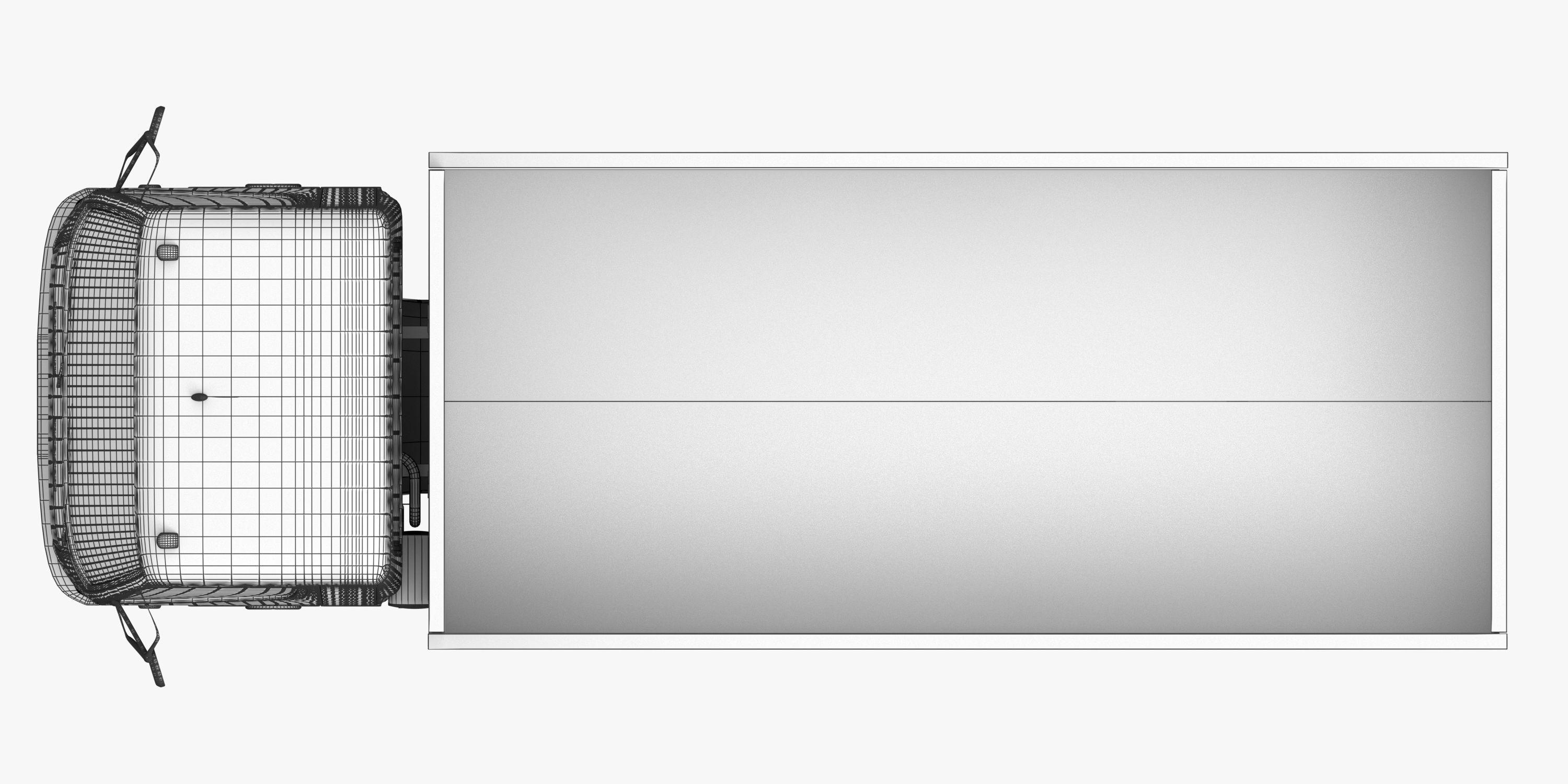 cargo van truck van isotherm baw chassis 3D Model Collection_61